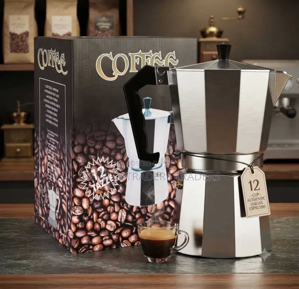 Classic Italian Aluminum Moka Pot
