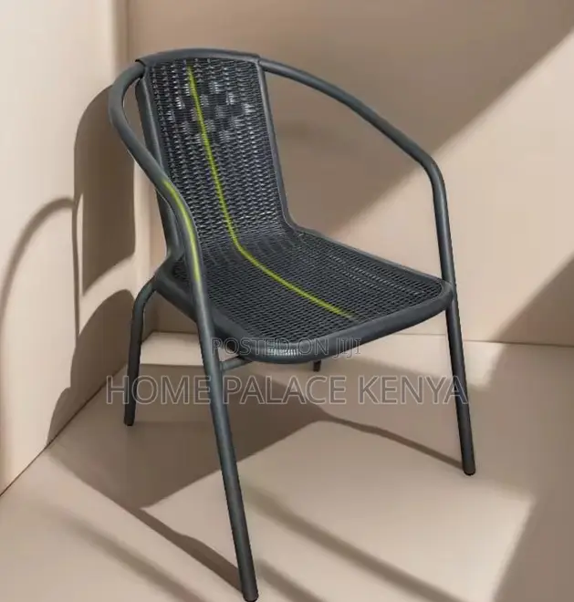 Outdoor Chair: Iron Cane Waterproof Balcony Chair