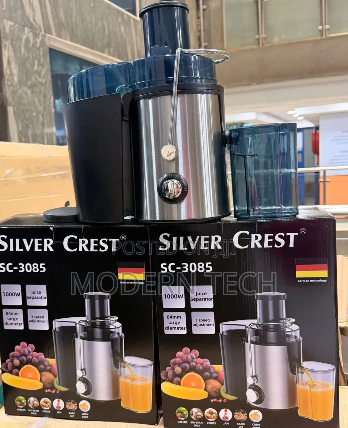 Silvercrest Heavy-Duty 1000w Fresh Juice Extractor