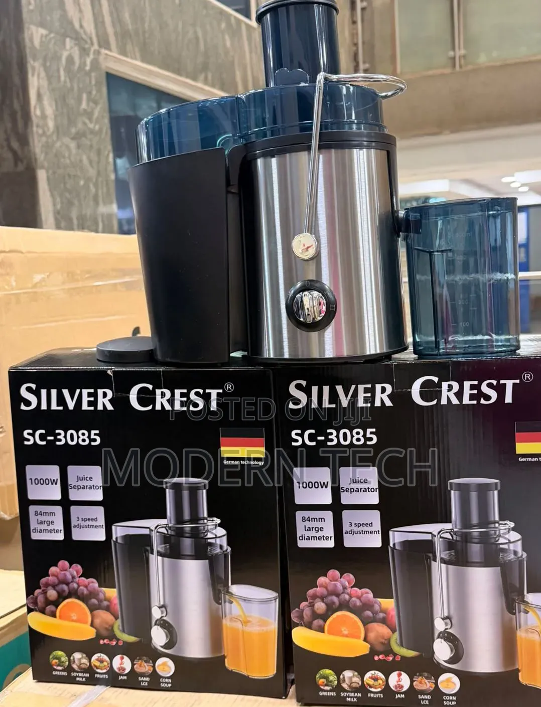 Silvercrest Powerful Electric Juicer Juice Extractor – 1000w
