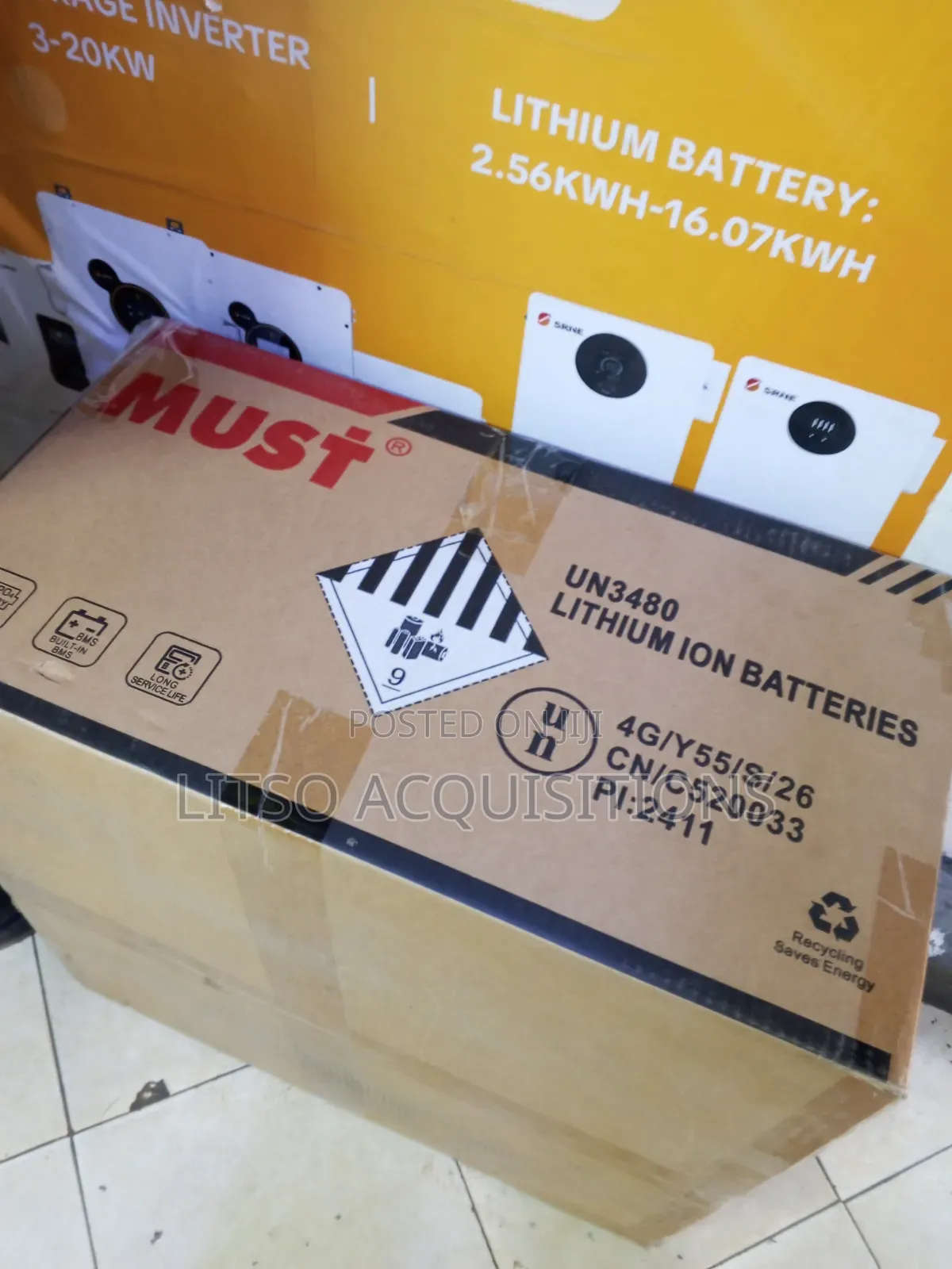 Must 5kwh 24v Lithium Battery – Lifepo4 | 5-Year Warranty