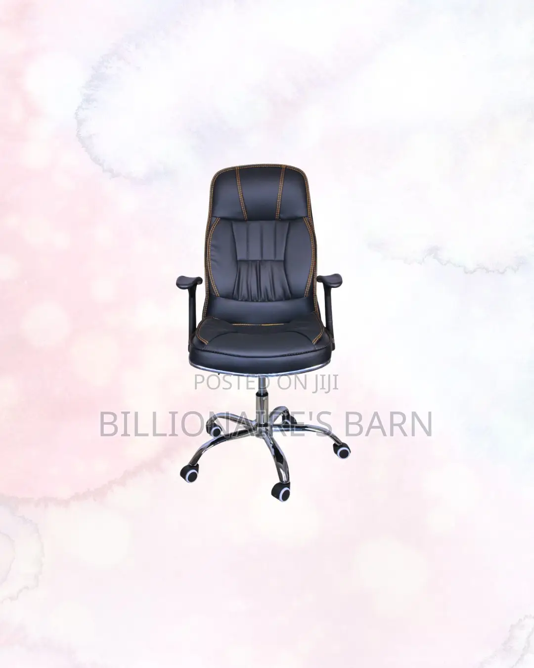 Executive Leather Office Chair High Back for Everyday Seating Comfort
