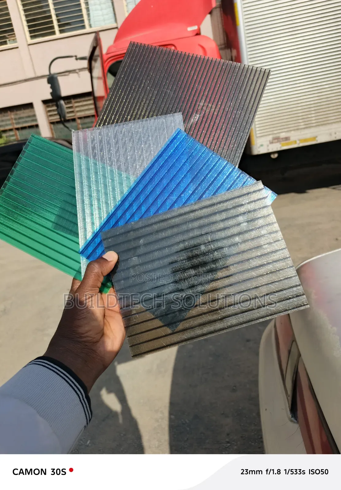 Hollow Polycabinate/ Bronze, Green, Clear, Blue