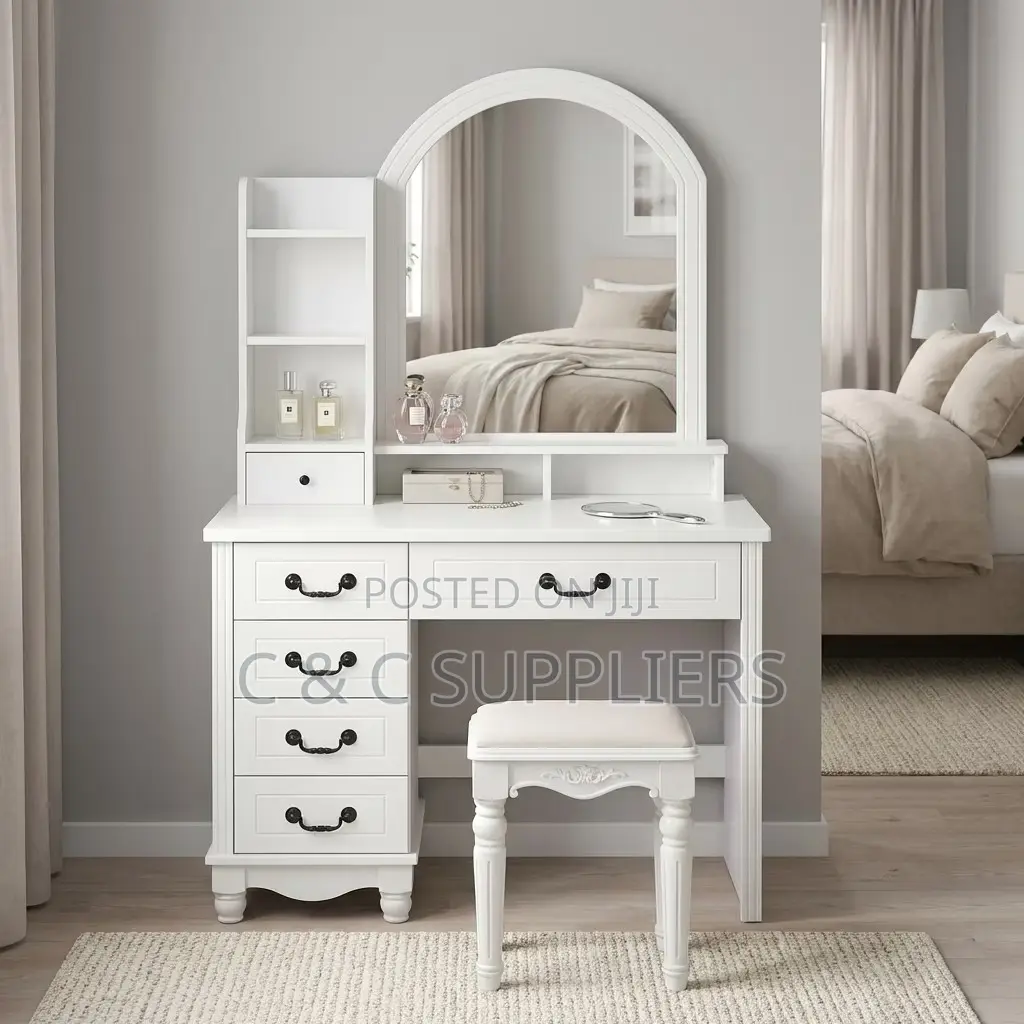Imported White Make Up Vanity Table