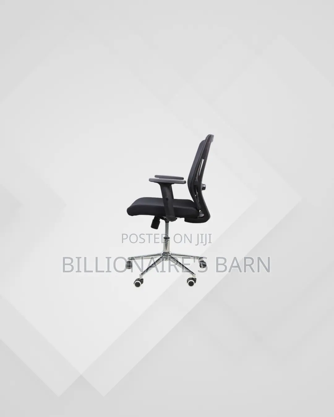 Barn Origin Chair Mid Back Chrome for Everyday Seating Comfort