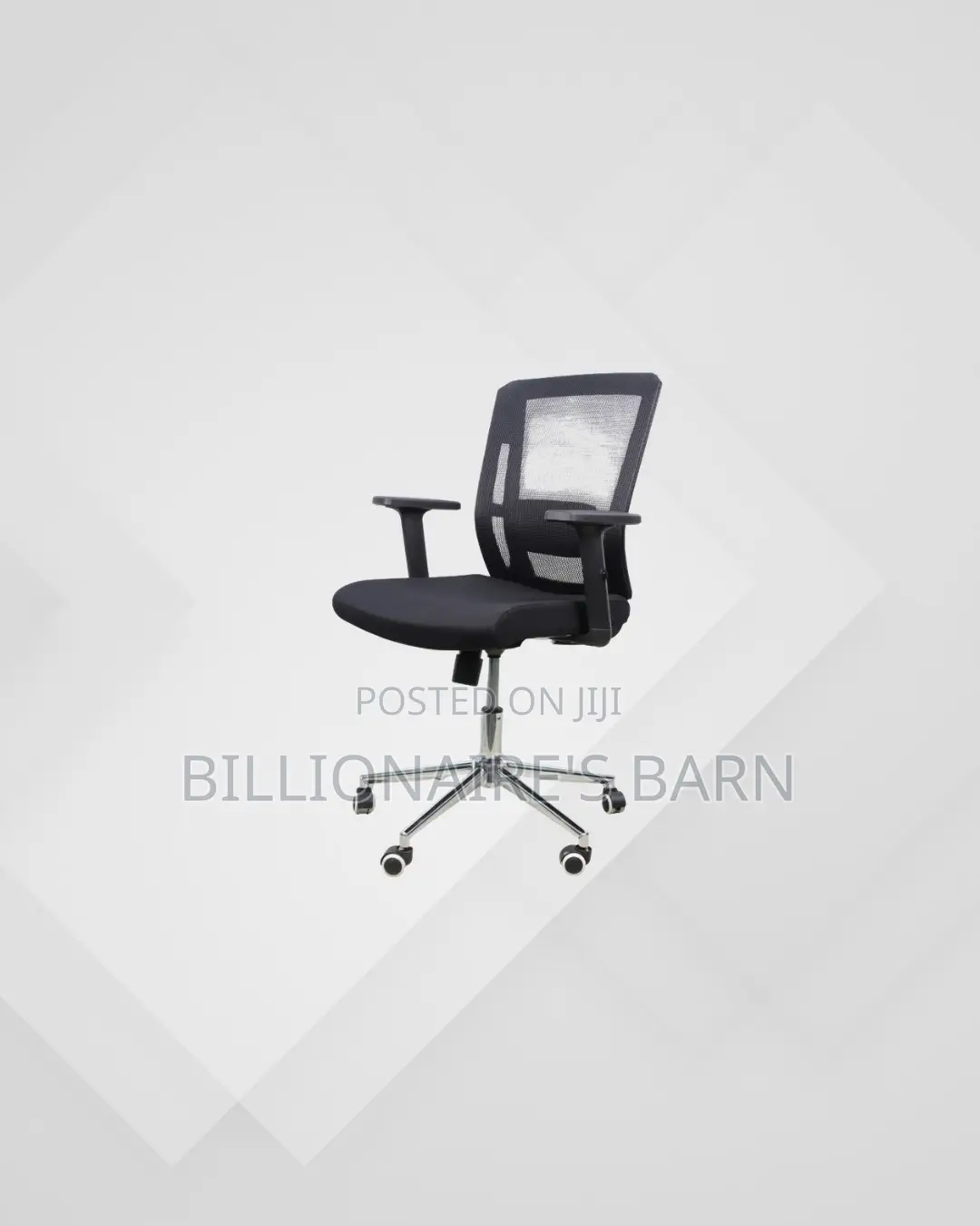 Barn Origin Chair Mid Back Chrome for Everyday Seating Comfort
