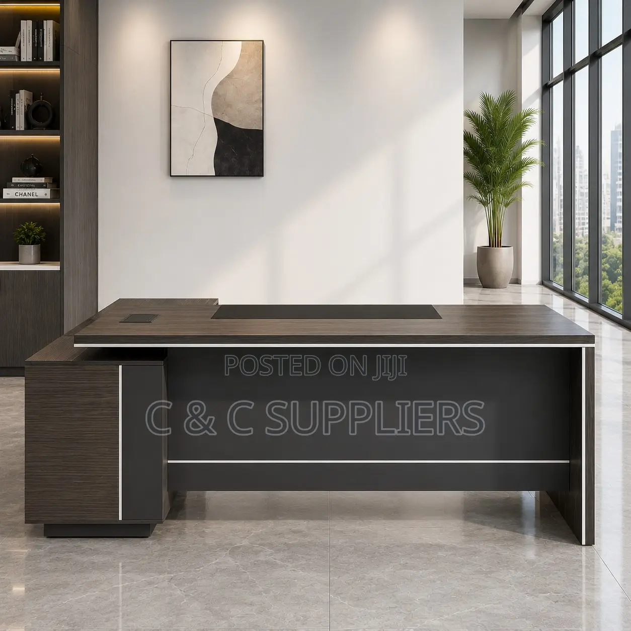 Advanced L-Shaped Office Desk-180cm