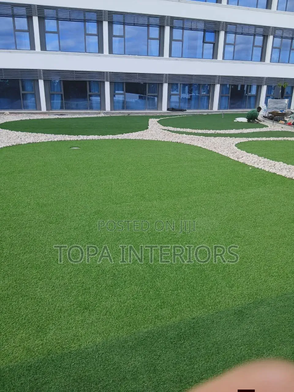Landscaping Green Artificial Outdoor Mats
