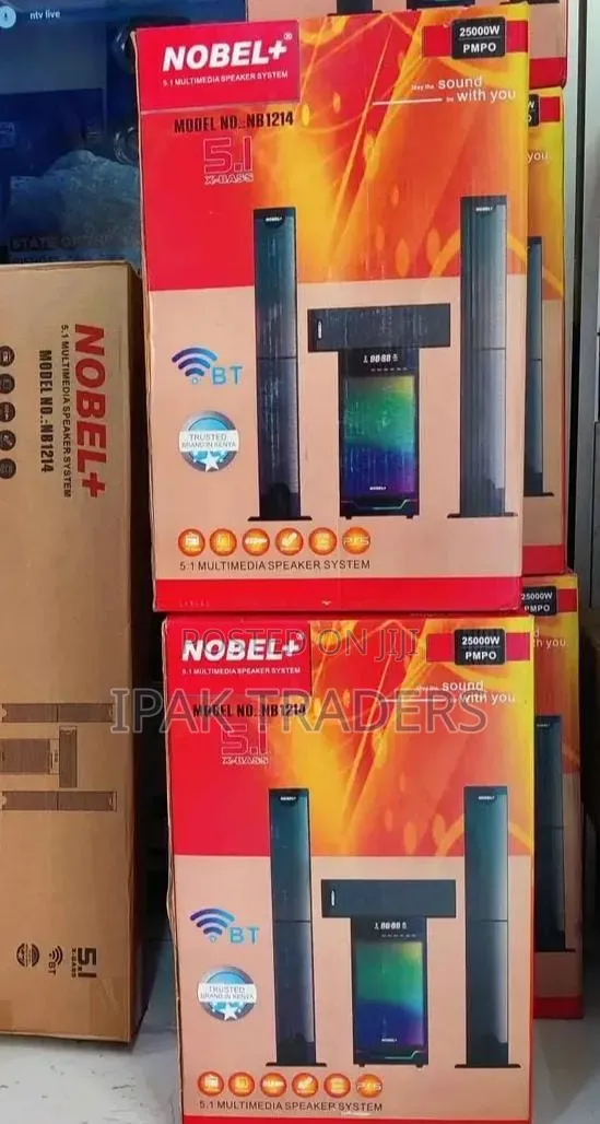 Nobel 5.1 Nb 1214 Homethearte Multimedia Speaker System