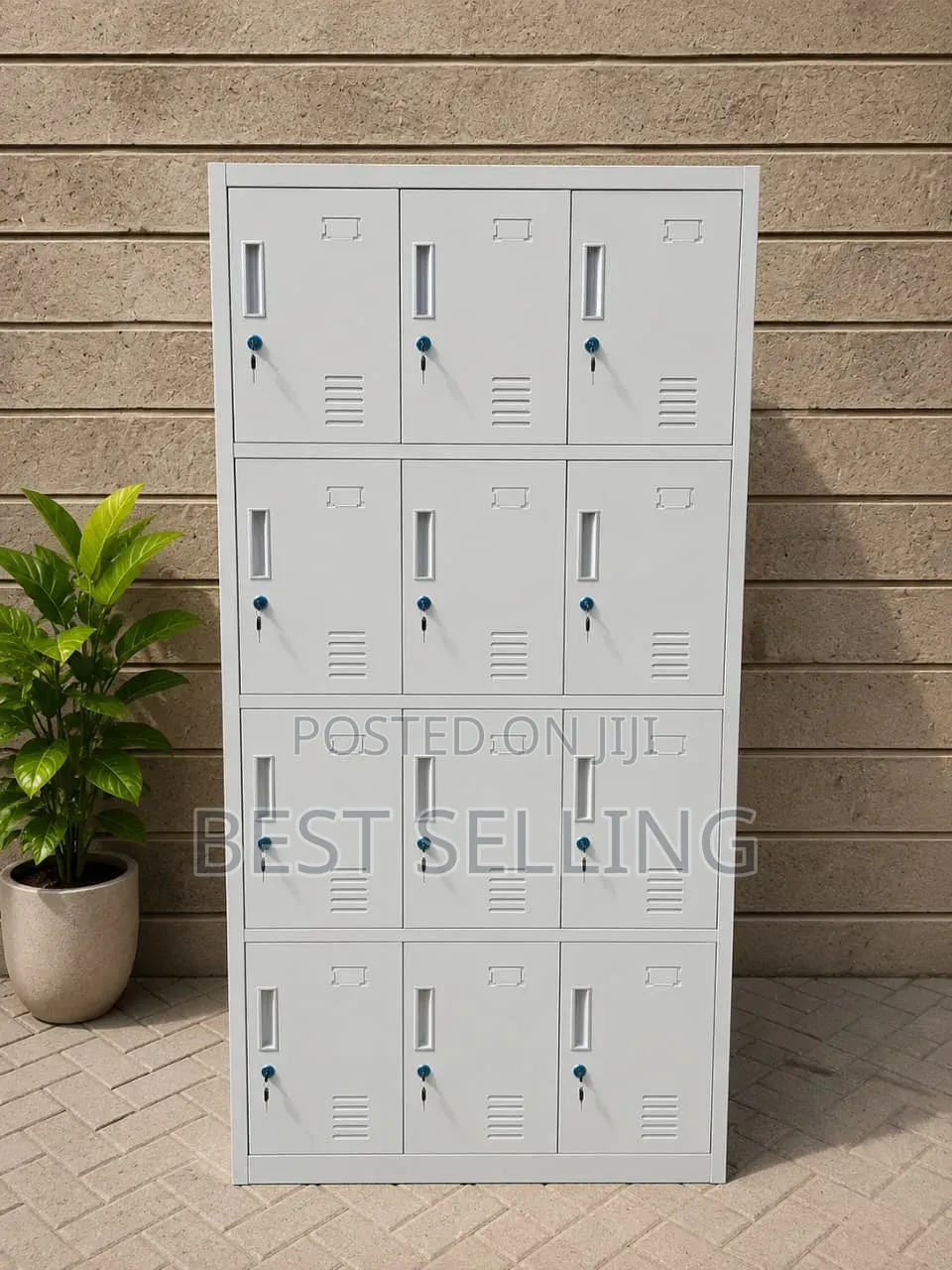 Strong Metallic 12 Door Office Cabinet
