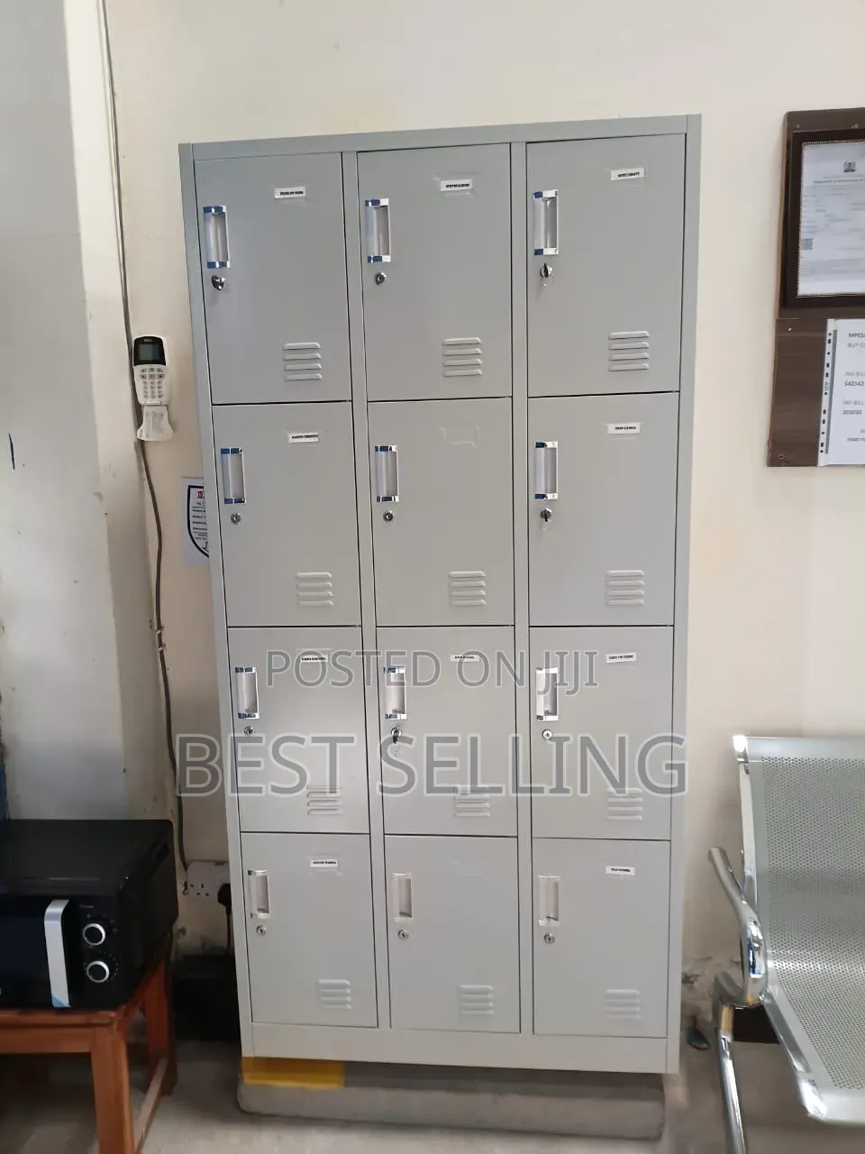 Strong Metallic 12 Door Office Cabinet