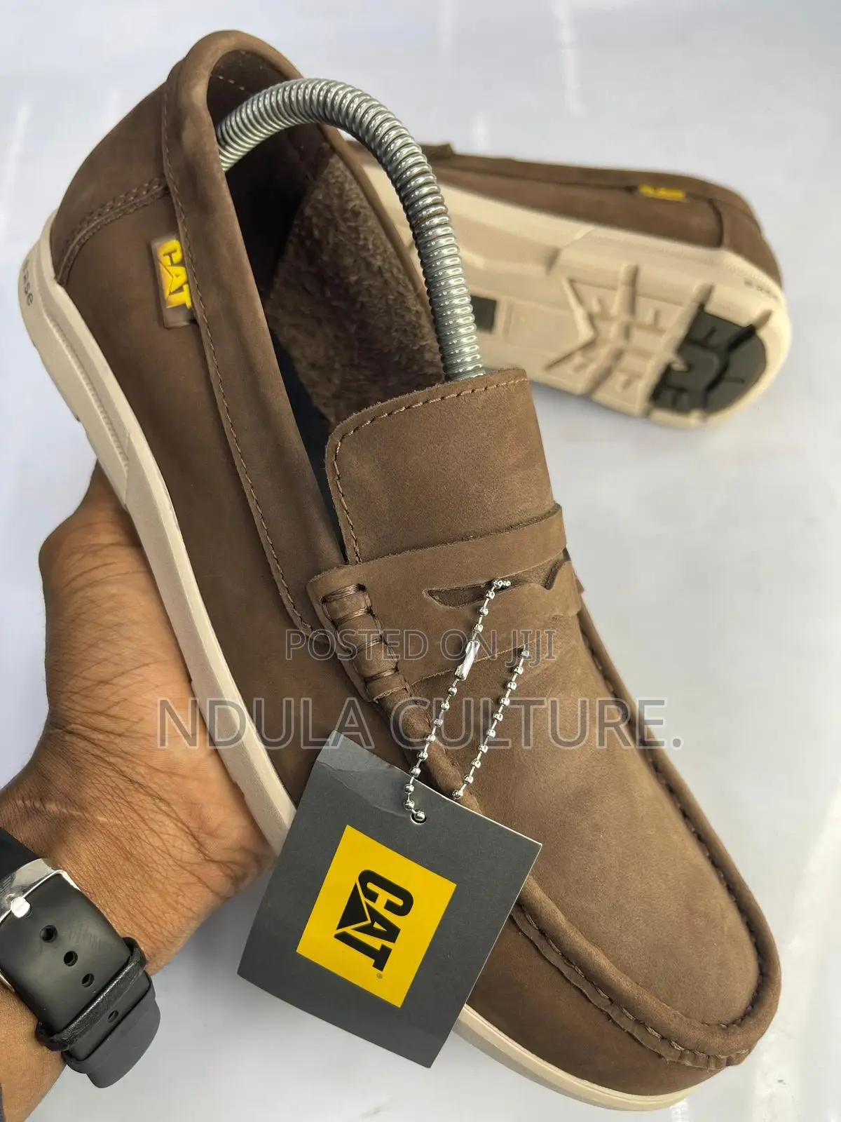 Caterpillar Suede Loafers