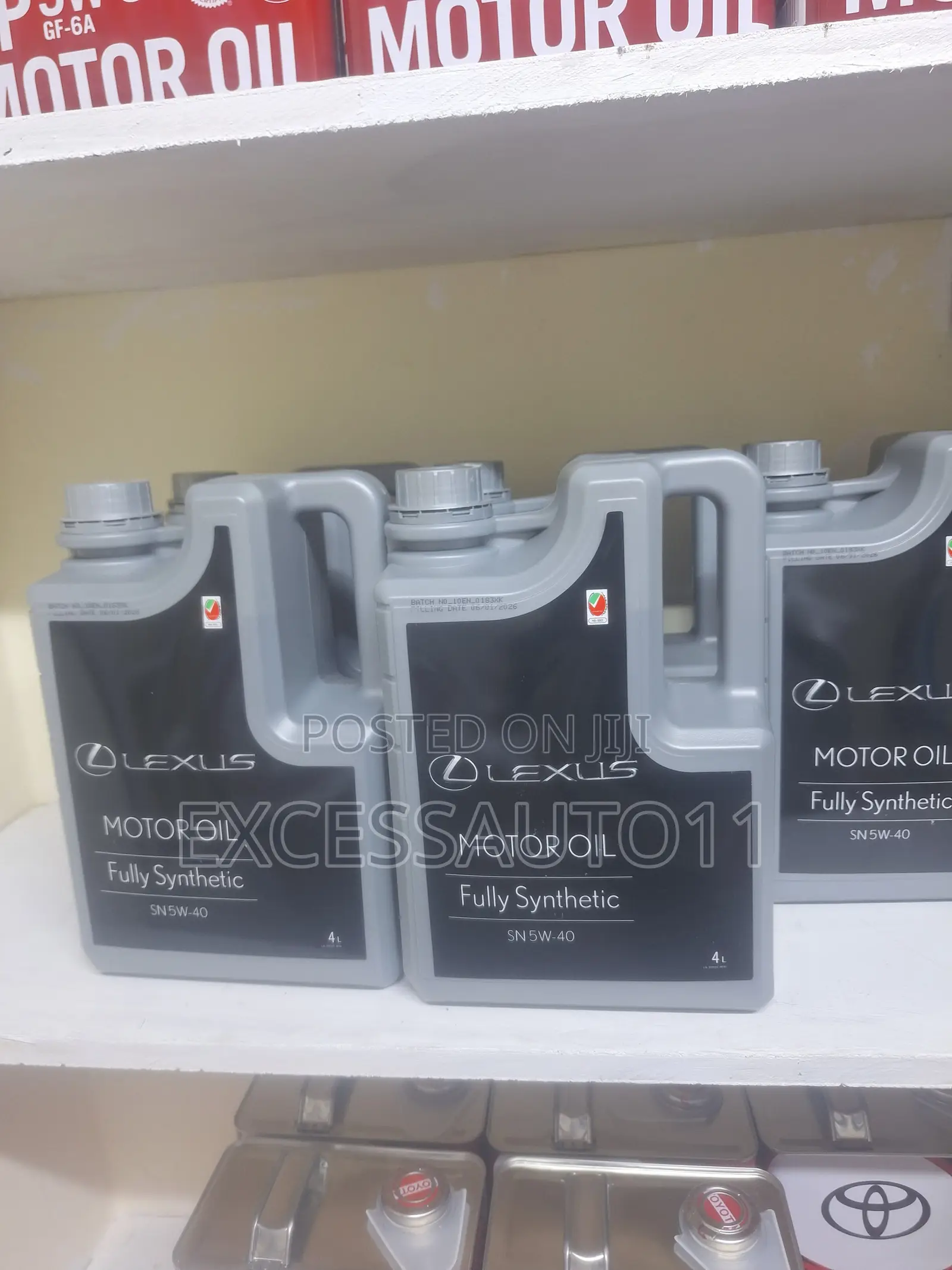 Imported Lexus Sn 5w-40 Fully Synthetic Engine Oil 4l