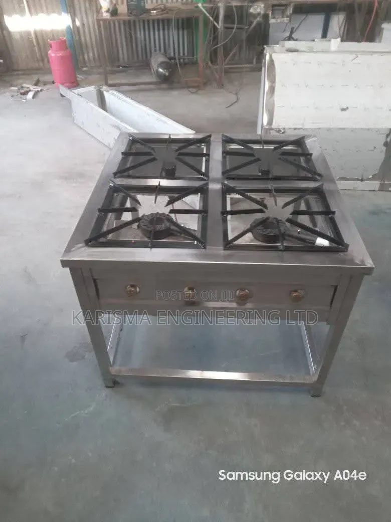 4 Burner Stainless Steel