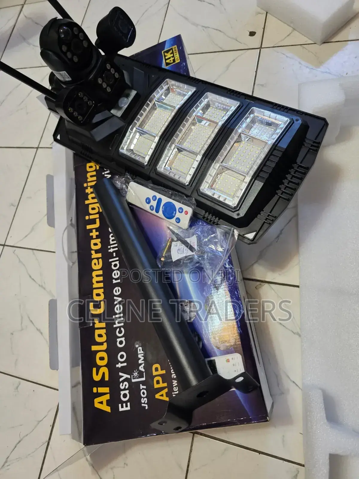 1000watts Solar Streetlight With Ai Camera