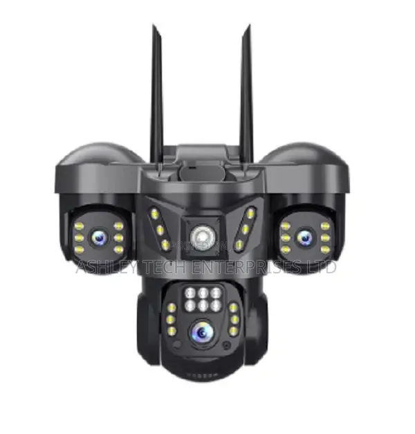 Smart 4g Triple Lens Solar Camera With Color Night Vision