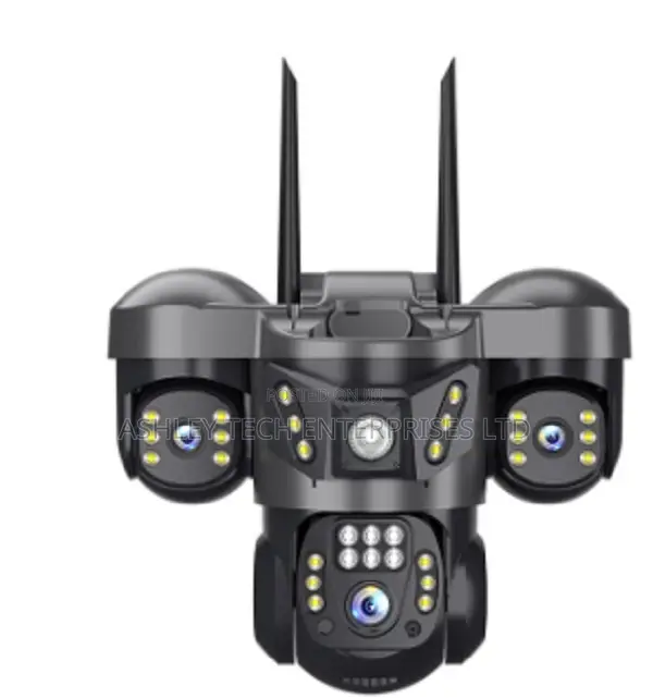 4g Triple Lens Solar Camera – 360° Outdoor Protection