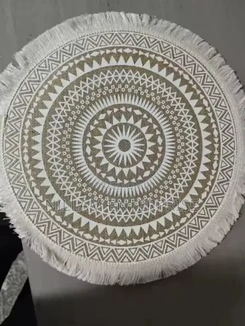 Round Woven Jute Table Mats 6pcs