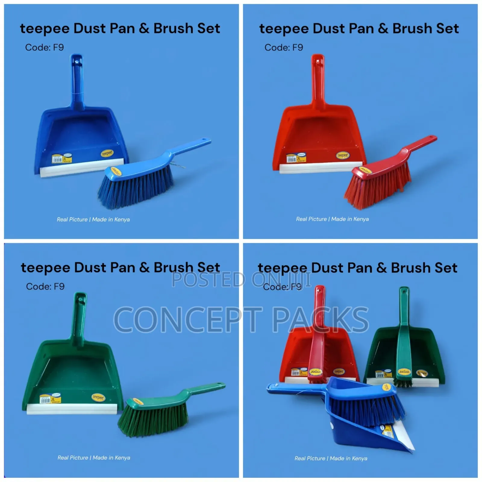 Teepee Hand Dust Pan Brush Set