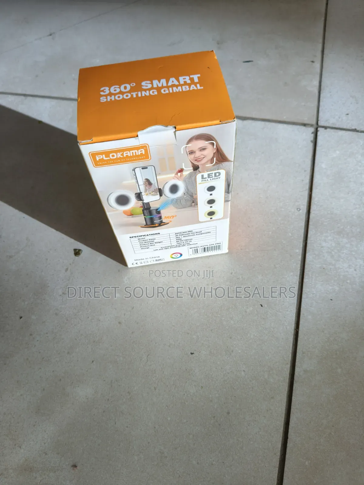 Smart Ai Phone Gimbal With Led Fill Light – Plokama