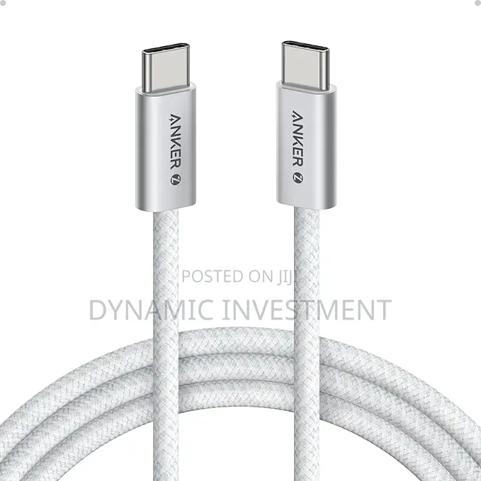 Anker Zolo Usb C to C Cable Braided Laptop and Macbook 240w 6ft 1.8m