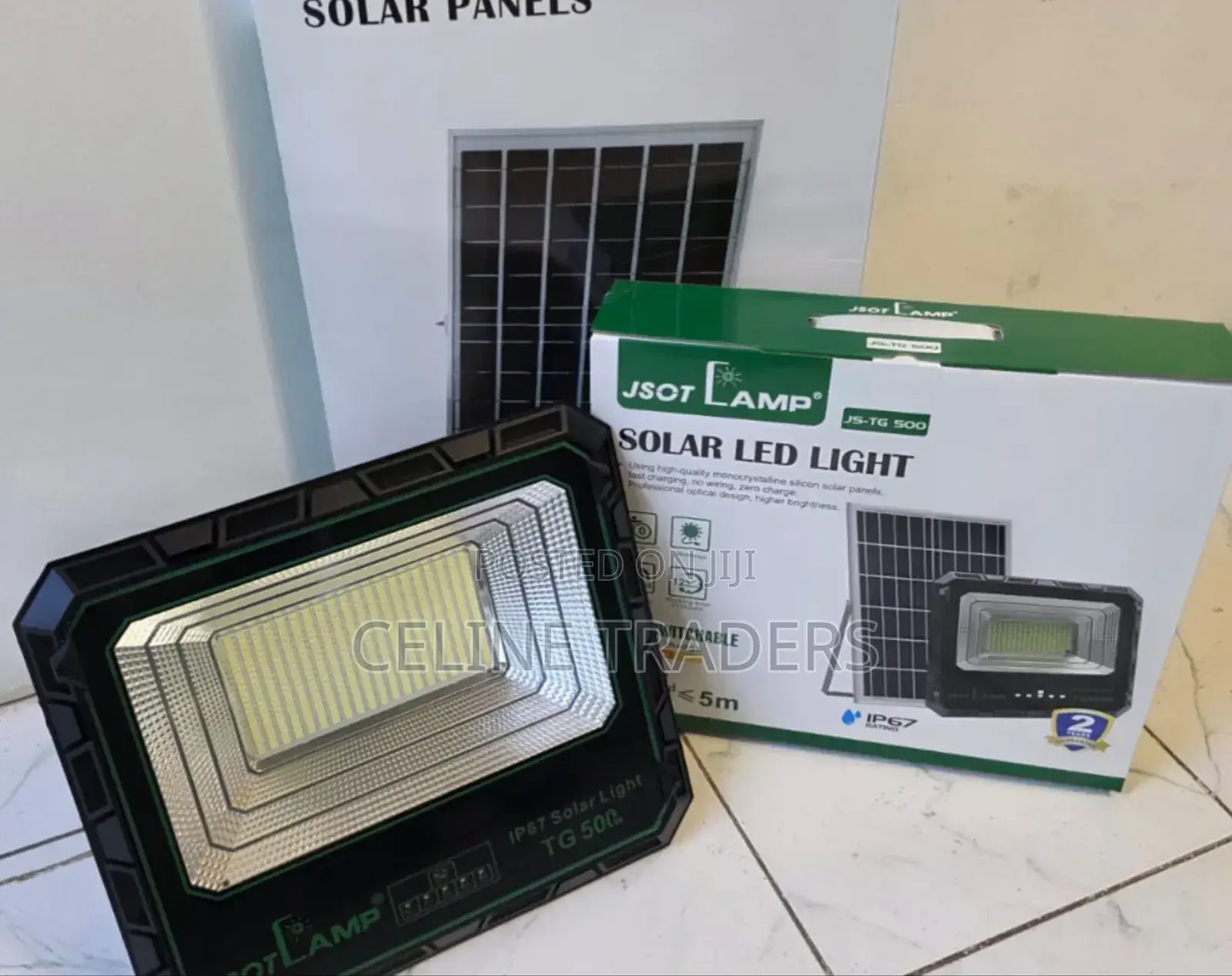 Jsot Tg 500w Solar Floodlight