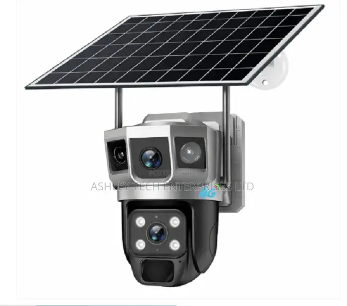 Wifi Solar CCTV Camera – Dual Lens PTZ