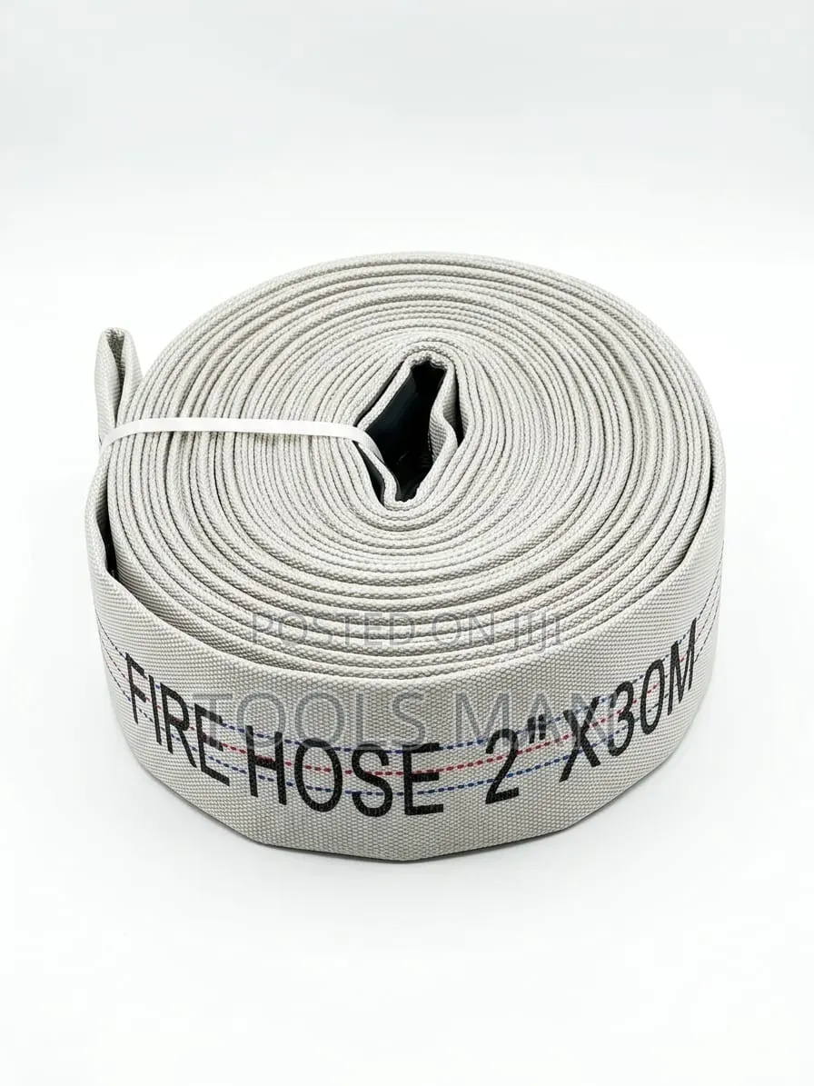 Heavy Duty 2 Inch Fire Hose Pipe - 30 Meters Canvas Water Hose.