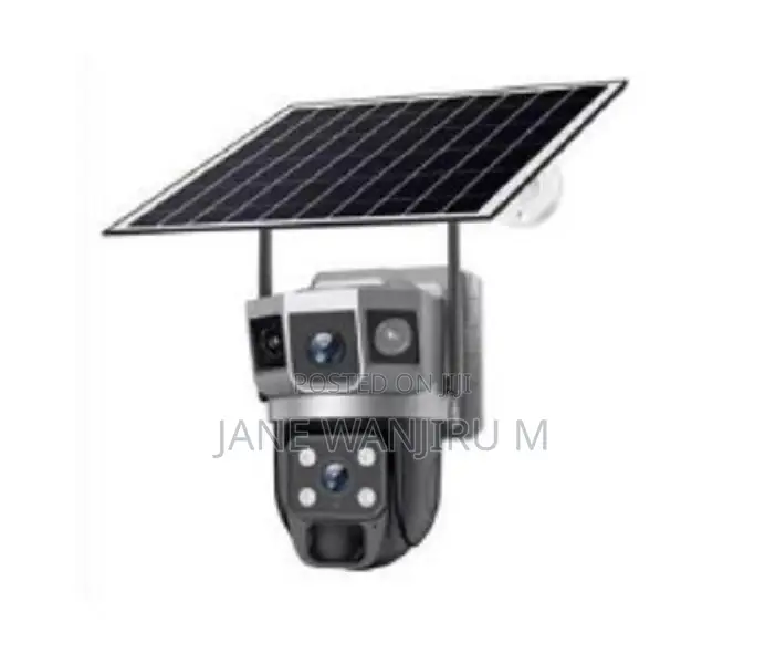 Wifi Dual-Lens Solar CCTV Camera – Outdoor Security Camera