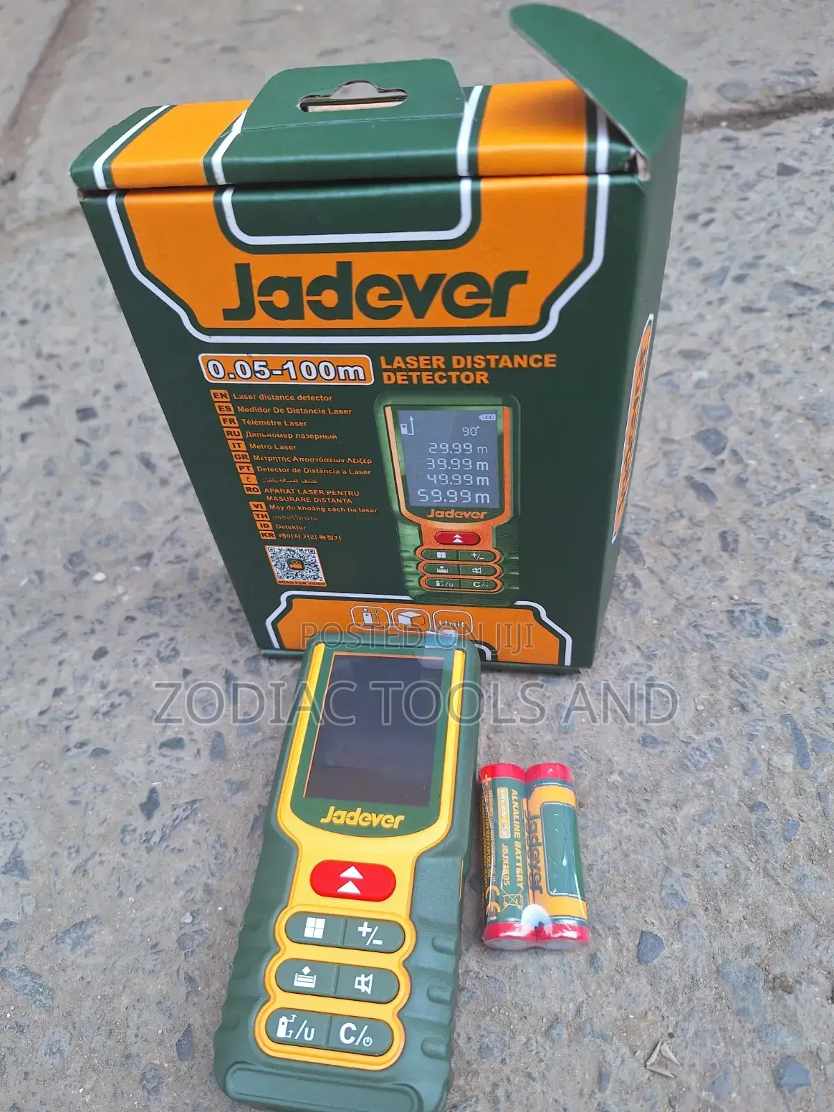 Jadever Distance Detector/0.05-100m Laser Level Detector