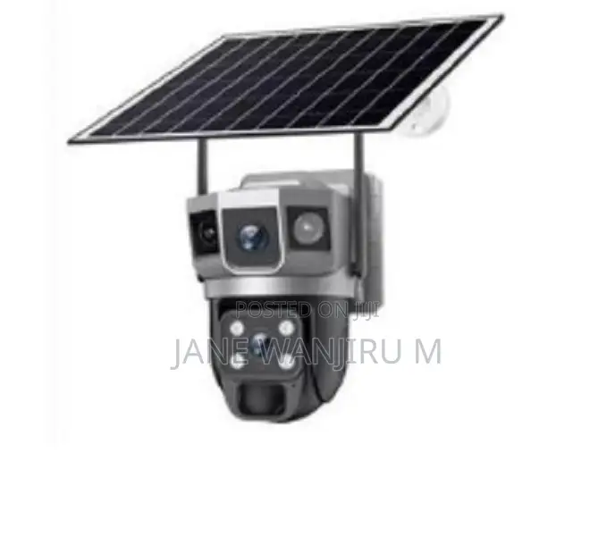 New Wifi Solar Dual-Lens PTZ CCTV Camera – 360° Protection