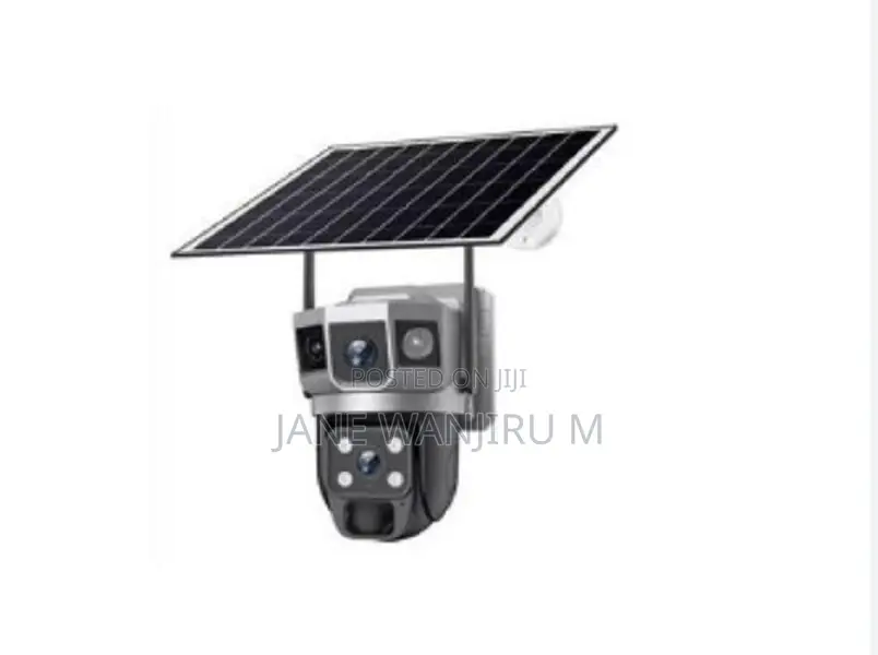 Wifi Dual-Lens Solar Camera With Two-Way Audio~!