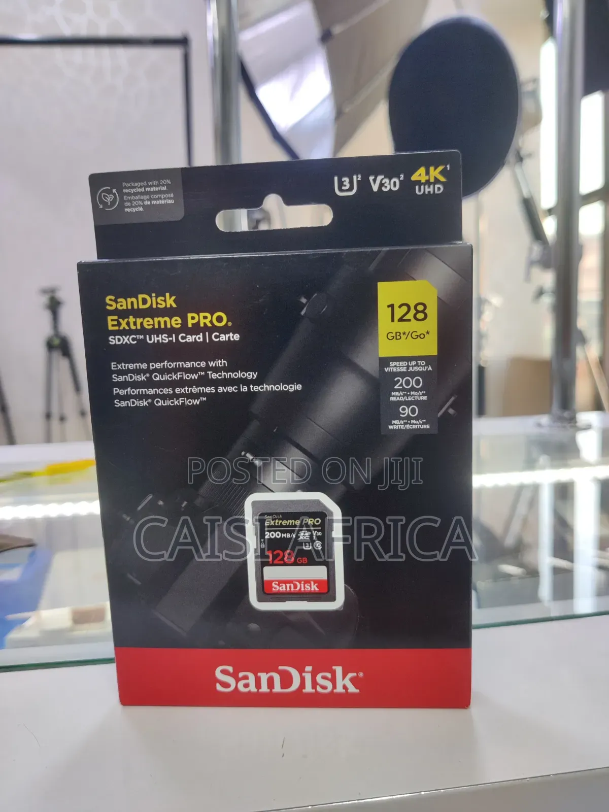 Sandisk 128gb Extreme Pro Uhs-I SDXC Memory Card