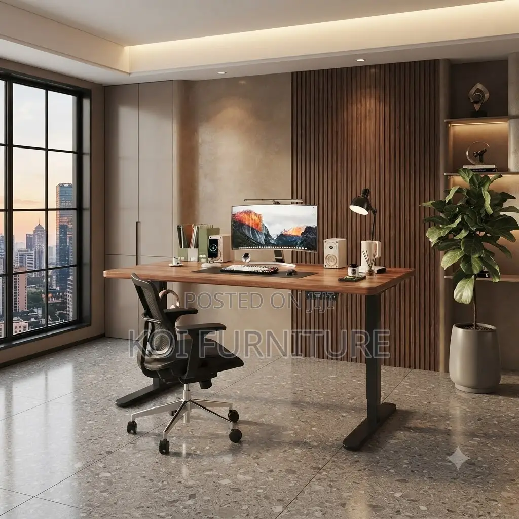 Office Desk; 1.4 Meter Adjustable Best Riser Home Offce Desk