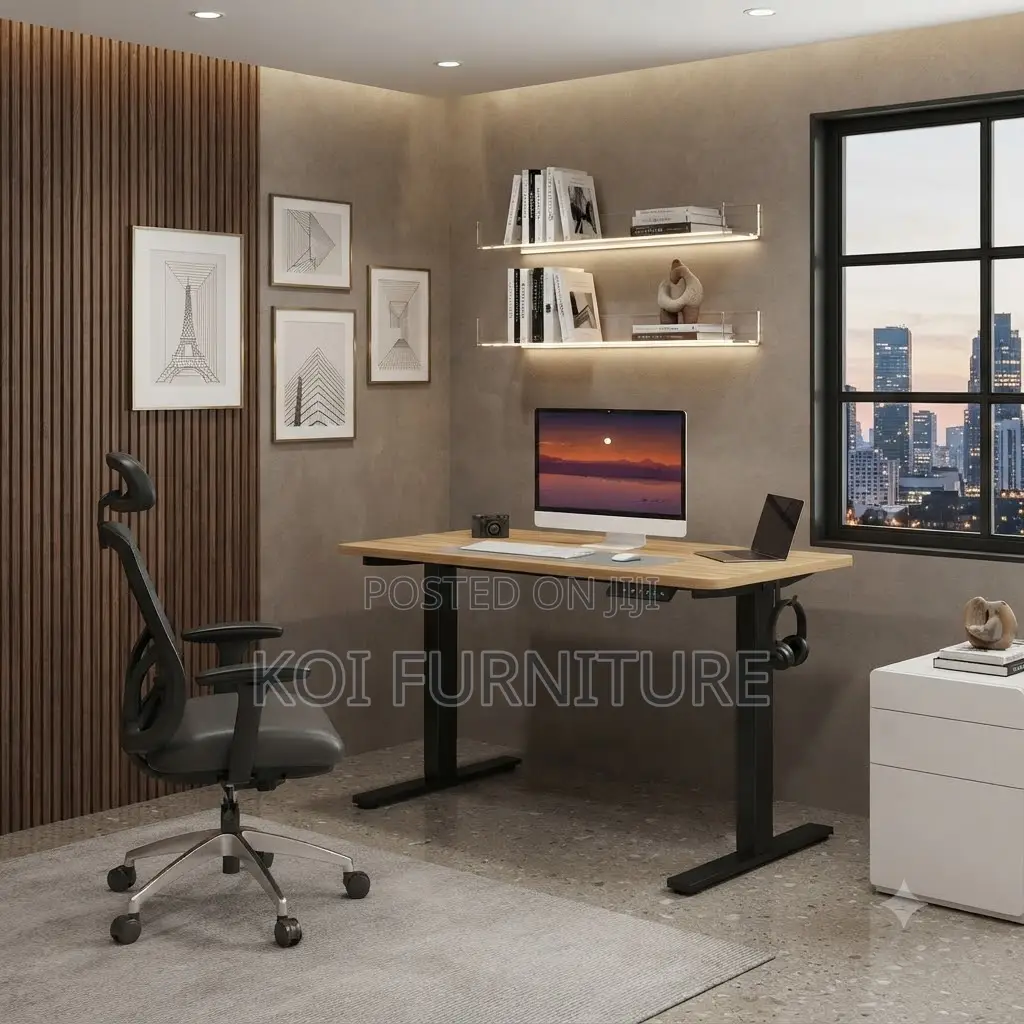 Office Desk; 1.4 Meter Adjustable Best Riser Home Offce Desk