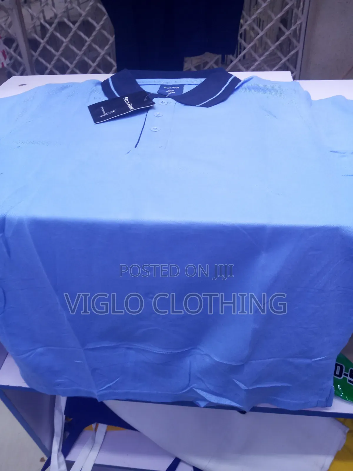 Body Blue Collar Black Poloshirts