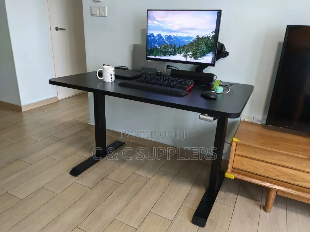 Black Electric Sit Stand Lifting Desk-120cm