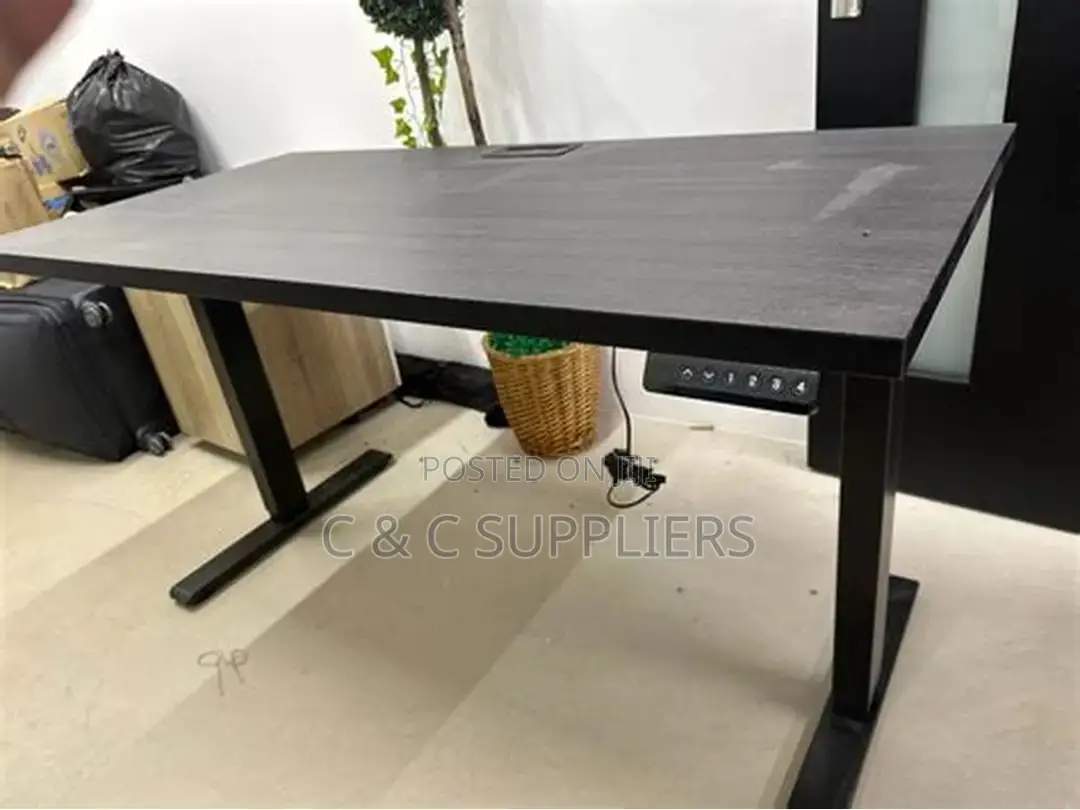 Black Electric Sit Stand Lifting Desk-120cm