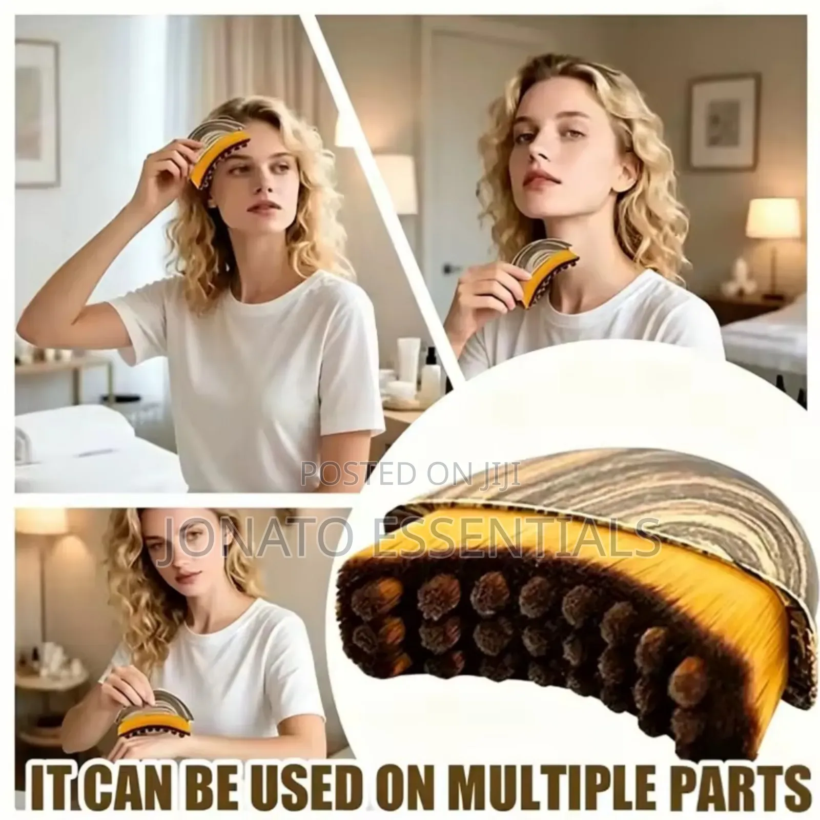 Lymphatic Drainage Face Contour Brush for Glowing Sculpted Skin