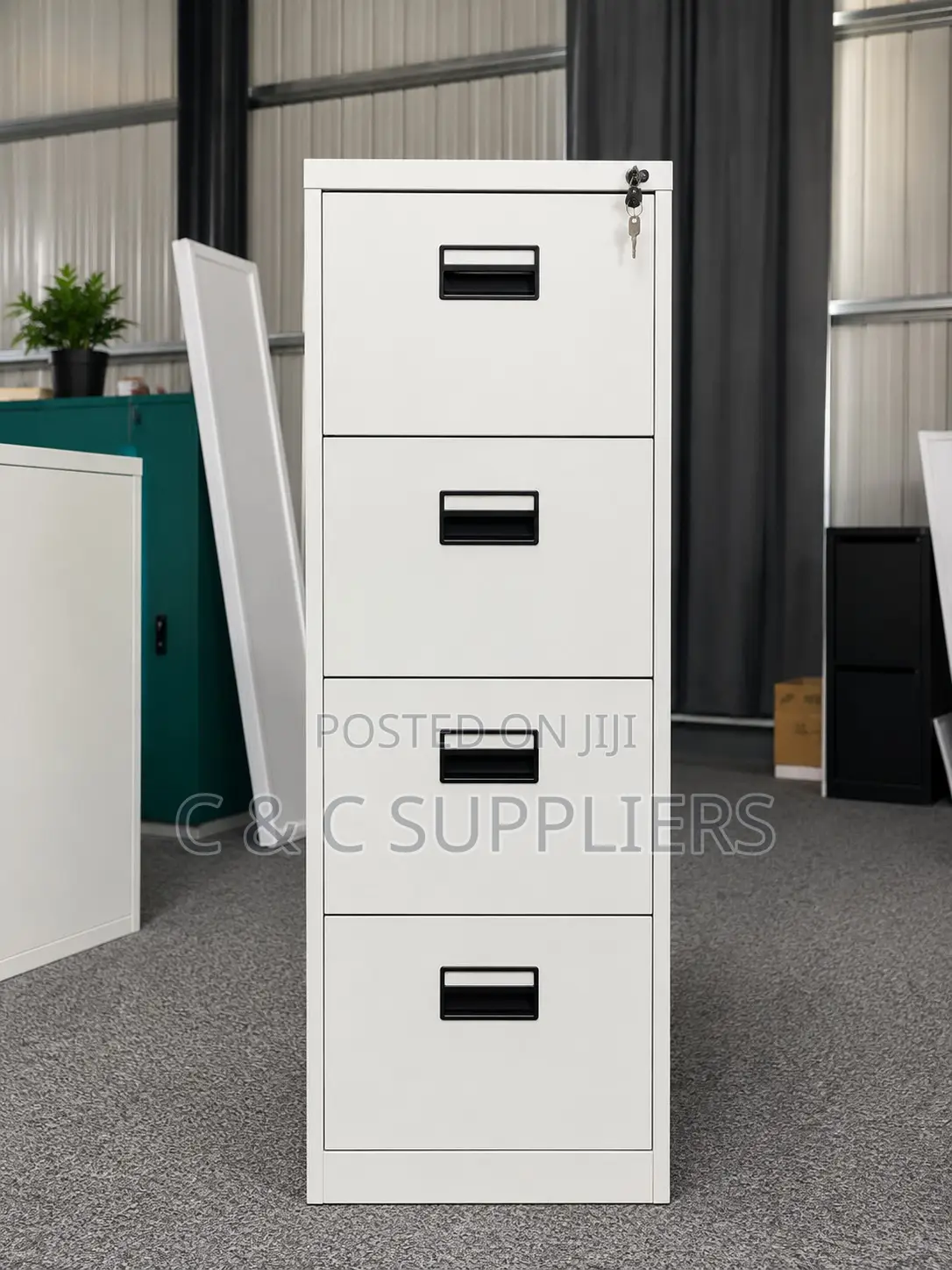 4-Drawer Storage Locker Unit