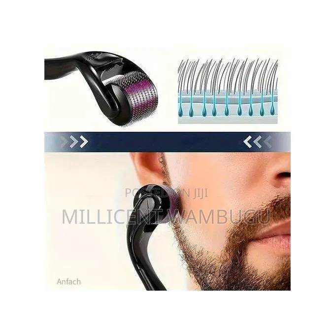 540 Microneedle Derma Roller (0.5mm) for Face, Body Hair Grow