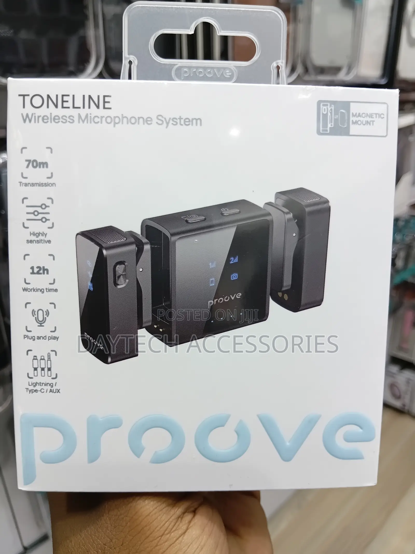 Proove ToneLine Wireless 2.4GHZ Lavalier Microphone (Black)