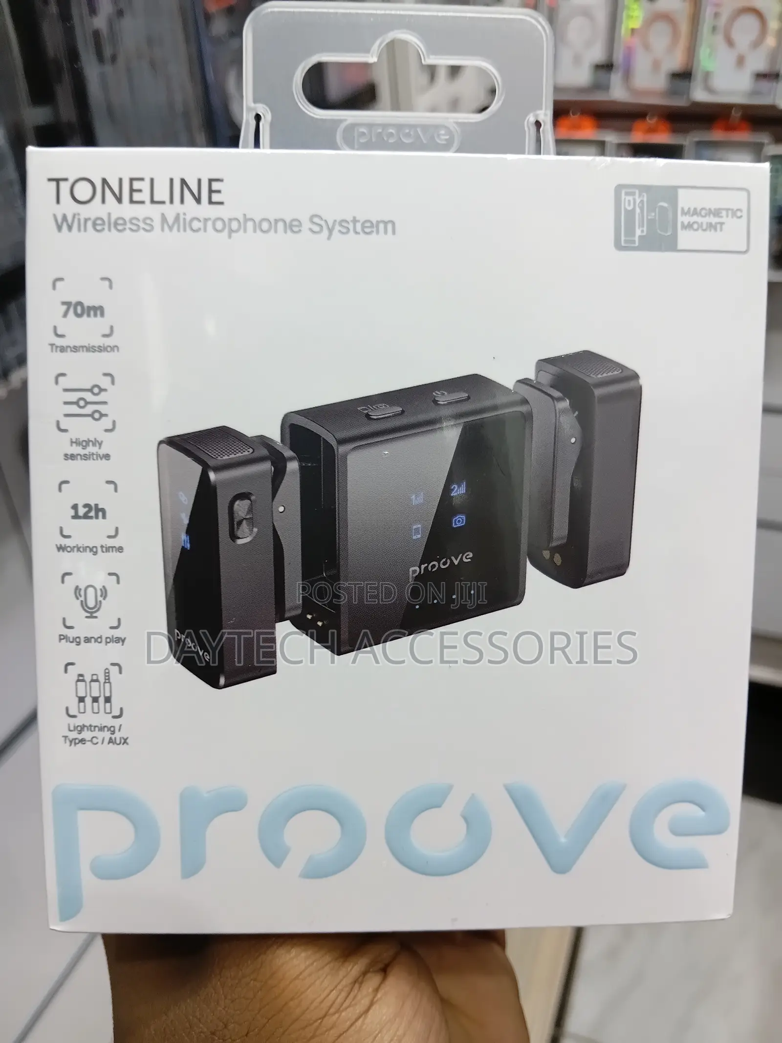 Proove ToneLine Wireless 2.4GHZ Lavalier Microphone (Black)