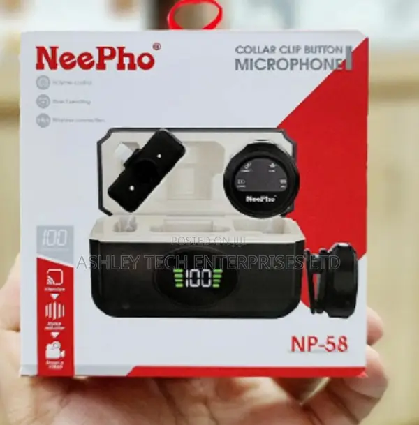 NeePho NP-58 Dual Clip-on Microphone for Content Creators