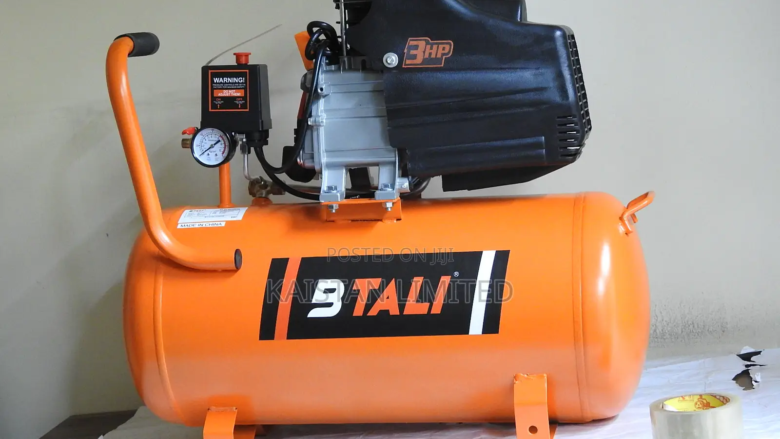 Btali Heavy Duty Electric Air Compressor | 50 Litres Capacity