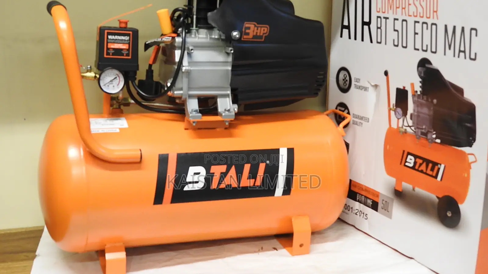 Btali 3HP Electric Air Compressor | 50-Litre Heavy Duty Pow