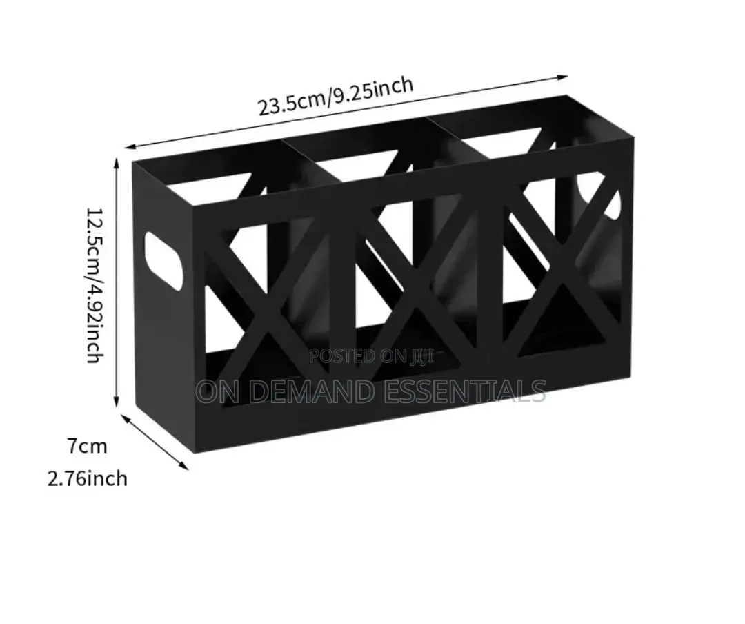 3-Compartment Cutlery Holder Organizer