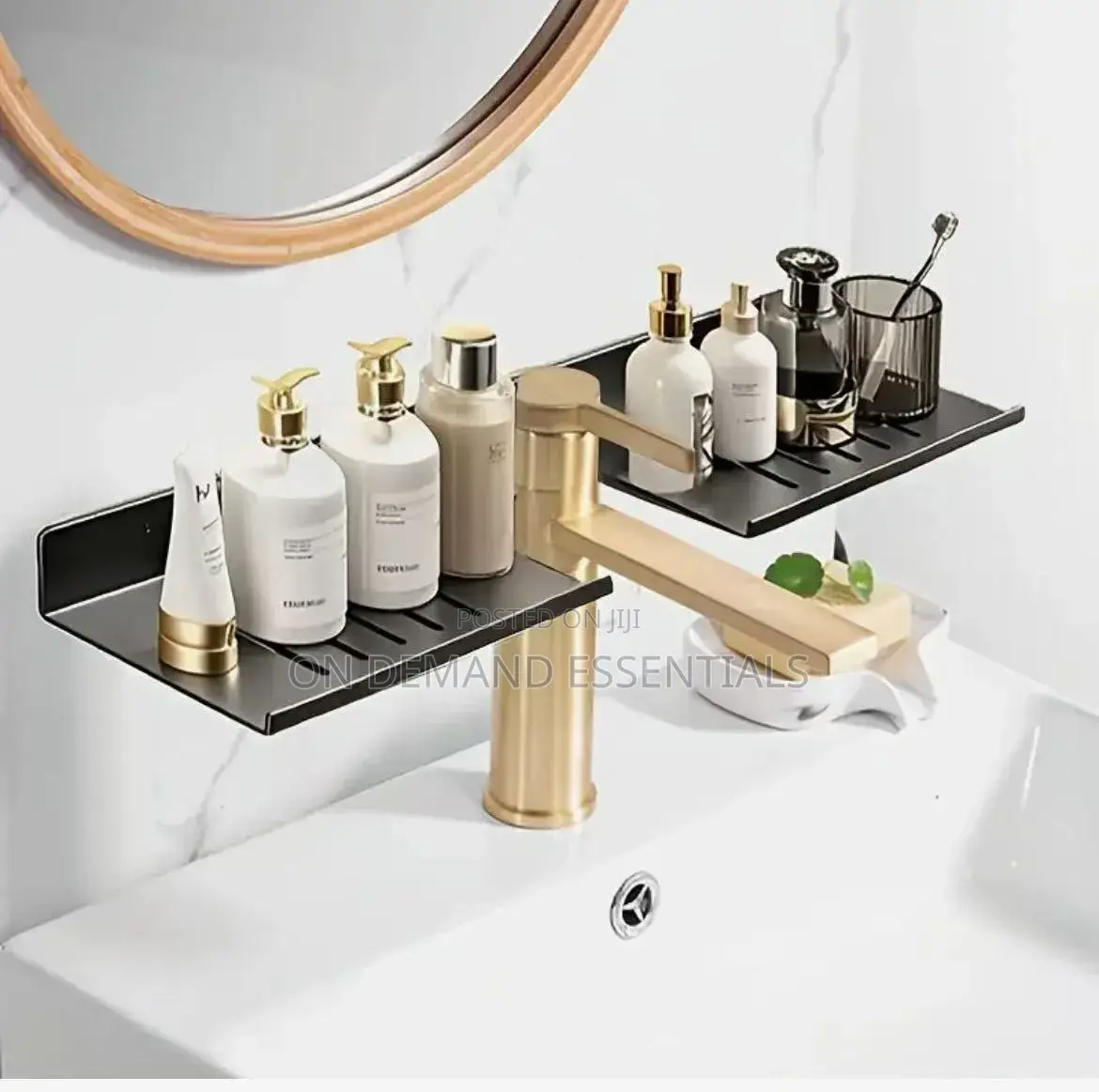 Premium Wall-Mounted Bathroom Storage Rack