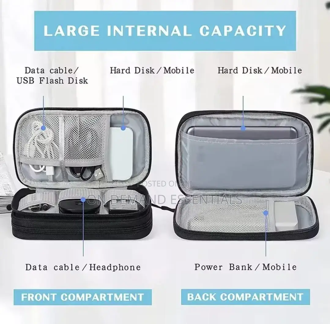 Travel Cable Organizer Bag