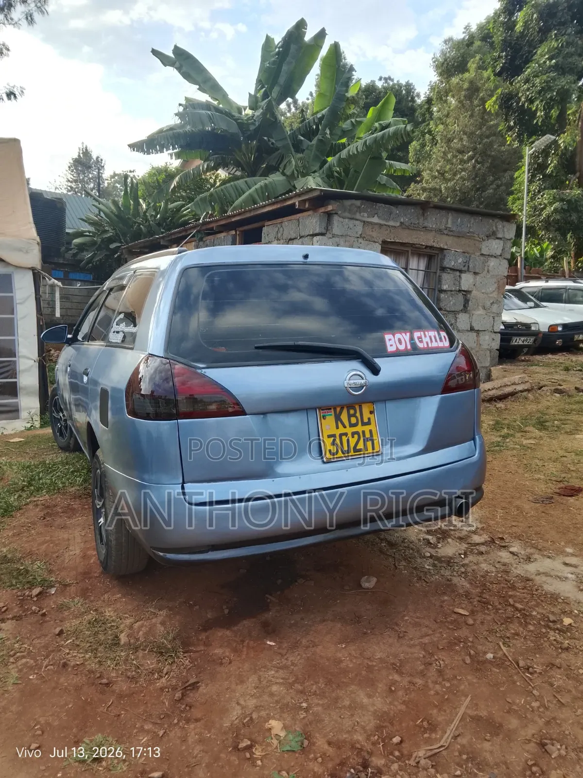 Nissan Wingroad 2005 Blue
